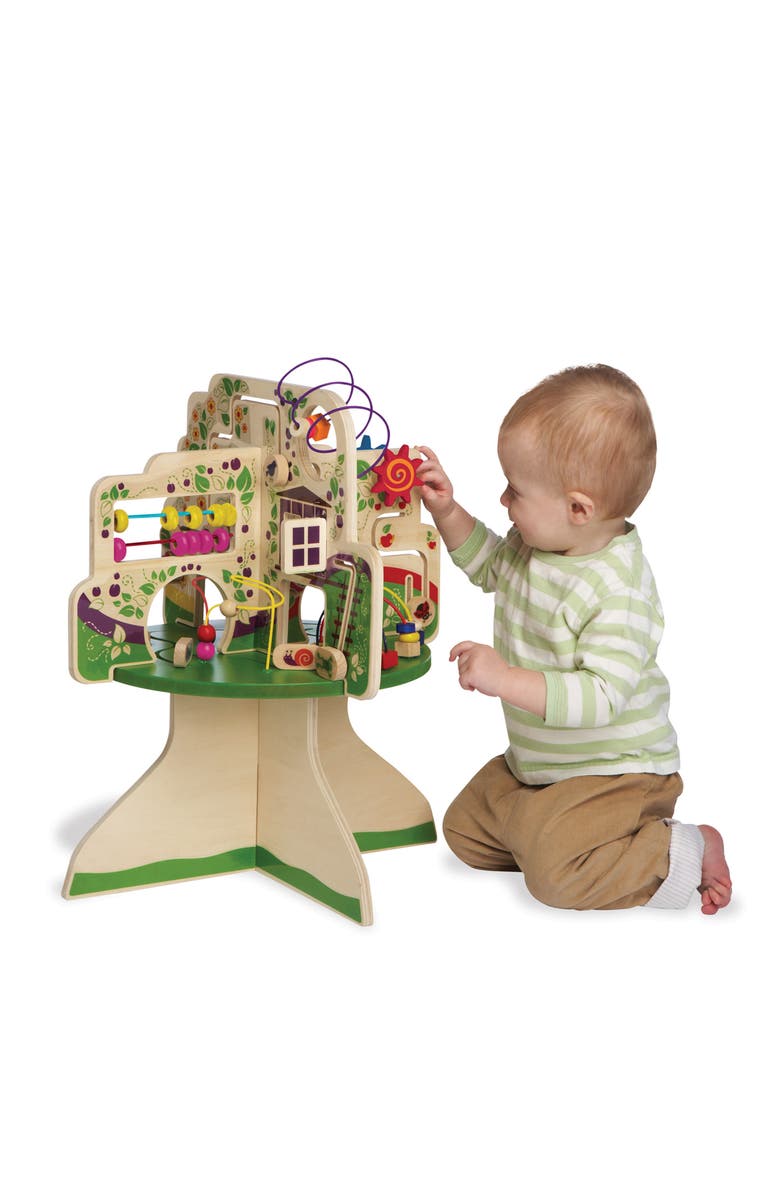 Manhattan Toy Wooden Tree Top Adventure Activity Center, Alternate, color, Maple