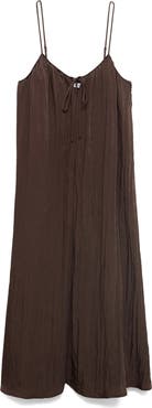 MANGO Crinkle Slipdress