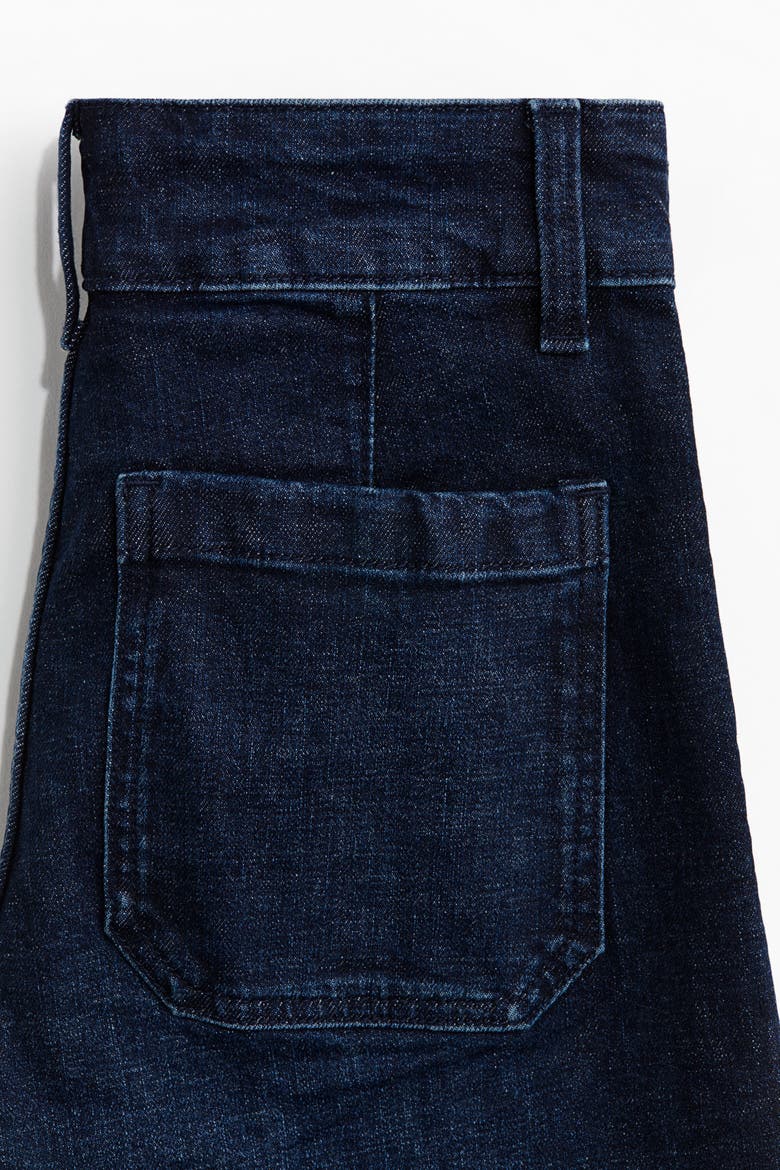 Wide High Jeans, Alternate, color, Dark denim blue