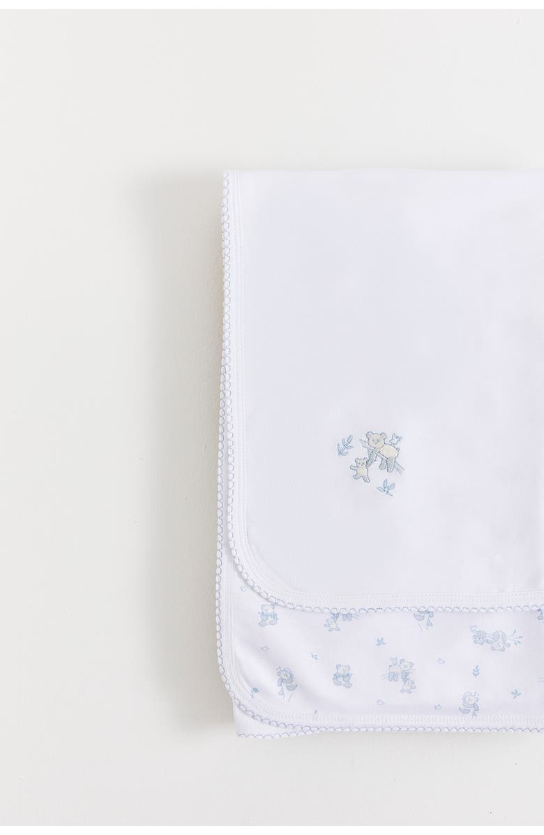 Babycottons Little Panda Receiving Blanket, Alternate, color, Grey