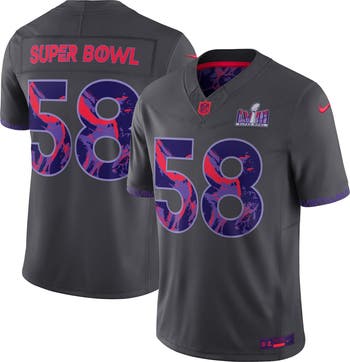 Nike Men's Nike Anthracite Super Bowl LVIII Limited Jersey | Nordstrom