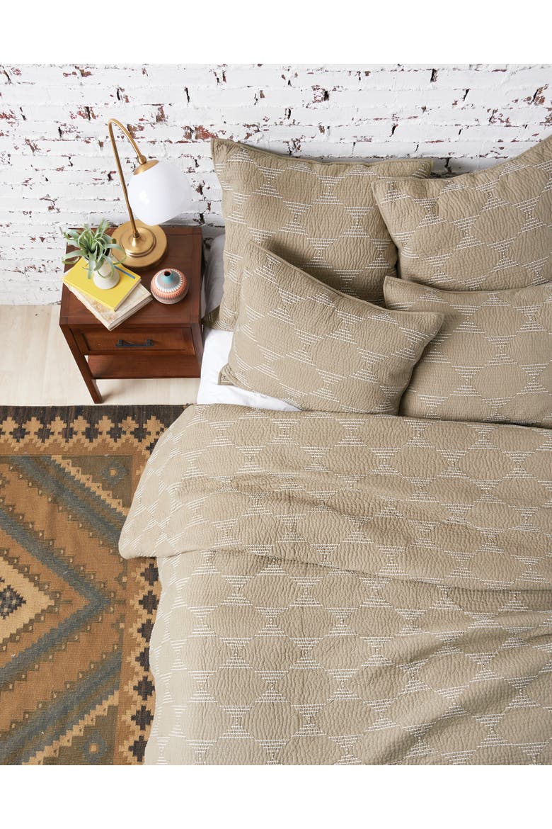 Saunders Bedding, Alternate, color, Brown