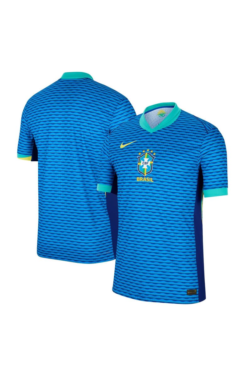 Nike Men's Nike  Blue Brazil National Team 2024 Away Match Authentic Jersey, Main, color, 