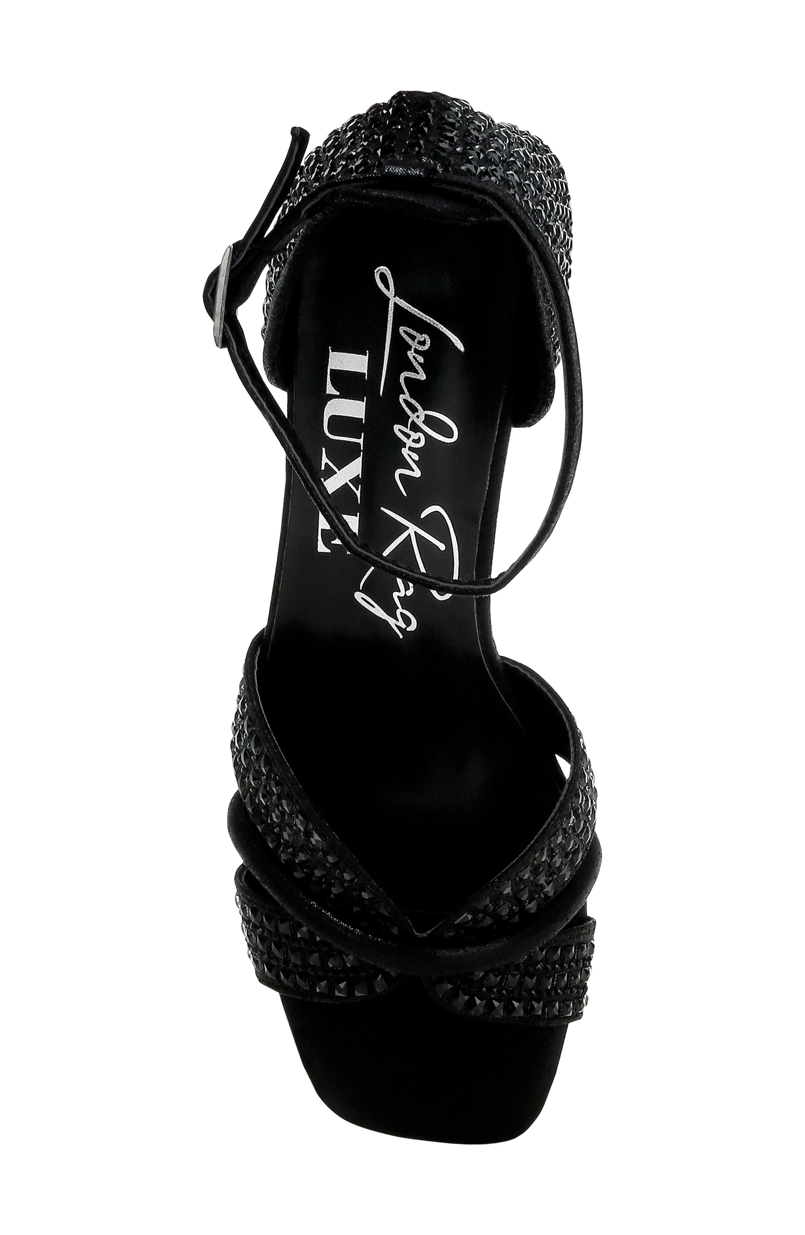 LONDON RAG Babylon Embellished Block Heel Sandal, Alternate, color, 