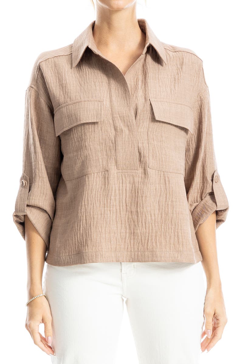 Collared Textured Shirt