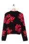 Mock Neck Jacquard Sweater