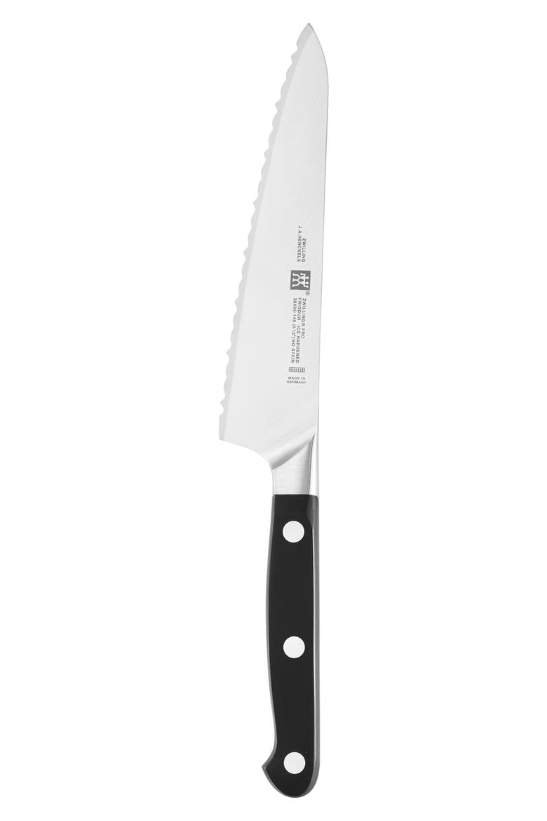 Pro 5-5-Inch Inverted Serrated Edge Prep Knife, Main, color, STAINLESS STEEL