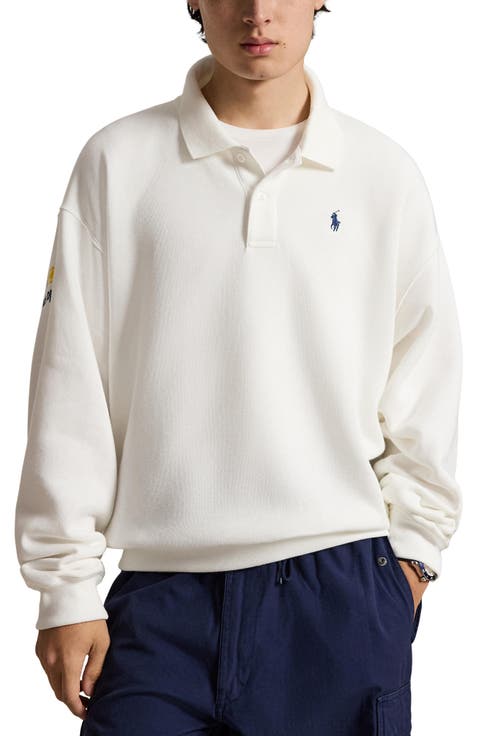 US Open Arctic Fleece Long Sleeve Polo