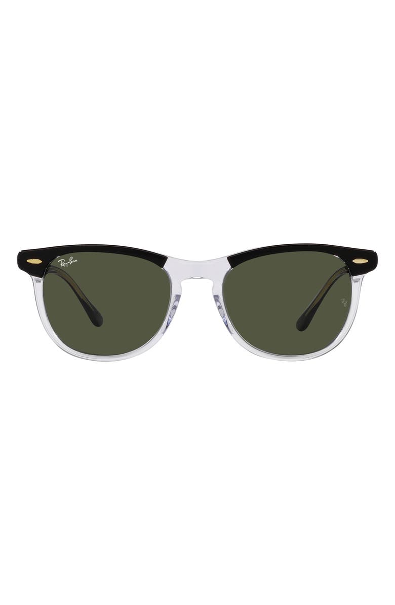 Ray-Ban Eagle Eye 56mm Gradient Pillow Sunglasses, Main, color, Green