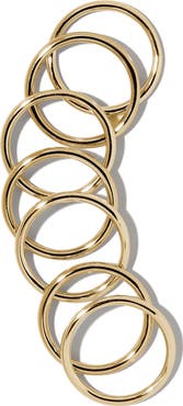 Jennifer Fisher Set of 7 Stackable Rings