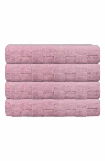 Waffle Terry 4-Piece Turkish Cotton Washcloths