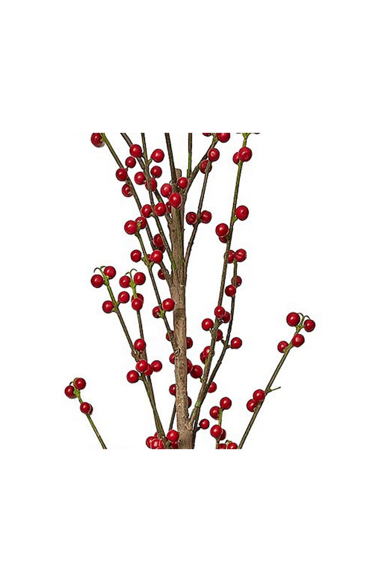 tag Berry Branch Artificial Stems Red Indoor Botanicals Decor, Alternate, color, Red