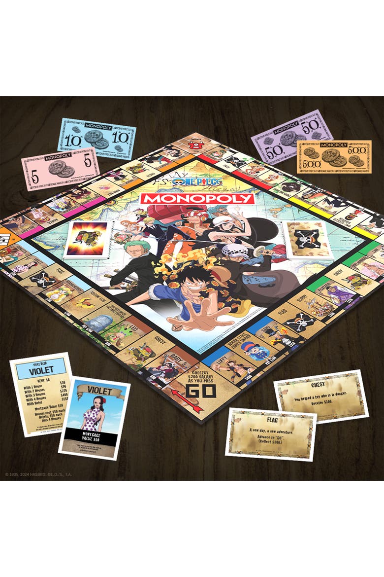 One Piece Strategy Board Game, Ages 8+, Alternate, color, Multicolored
