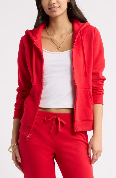 Slim Fleece Full Zip Hoodie