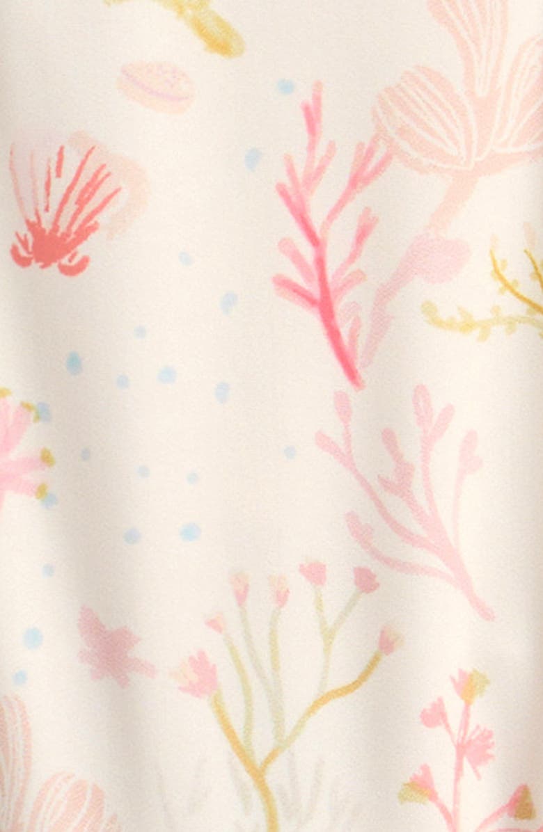 Pehr Kids' Ruffle Long Sleeve One-Piece Swimsuit, Alternate, color, Sea Bloom