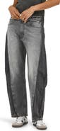 Lee Rider Low Slung Raw Hem Barrel Leg Jeans