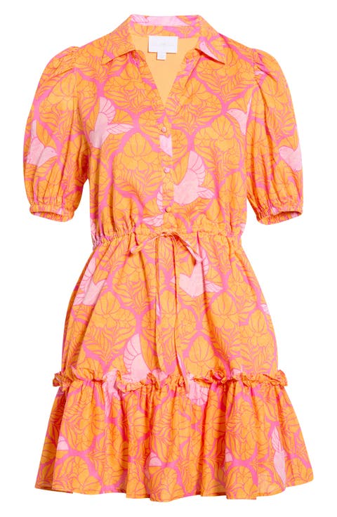 Jaidy Floral Cotton Shirtdress