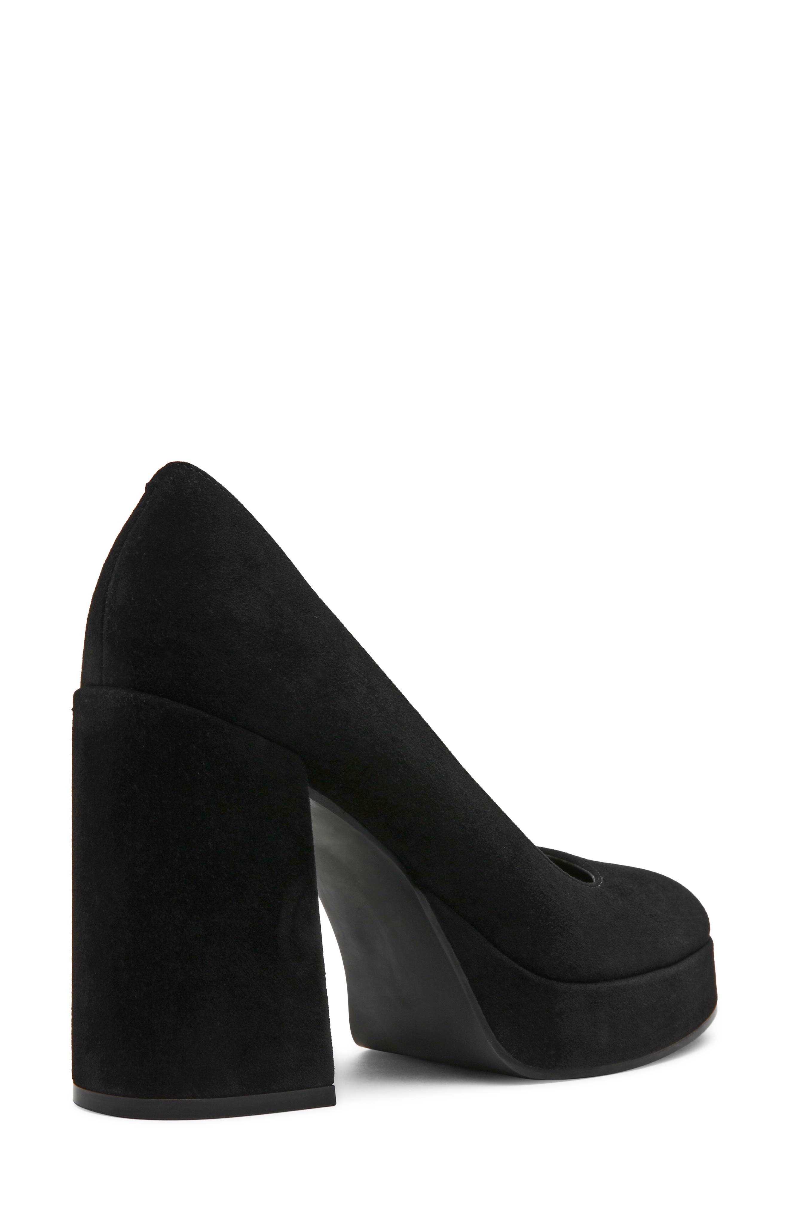 Tati Platform Pump, Alternate, color, BLACK SUEDE