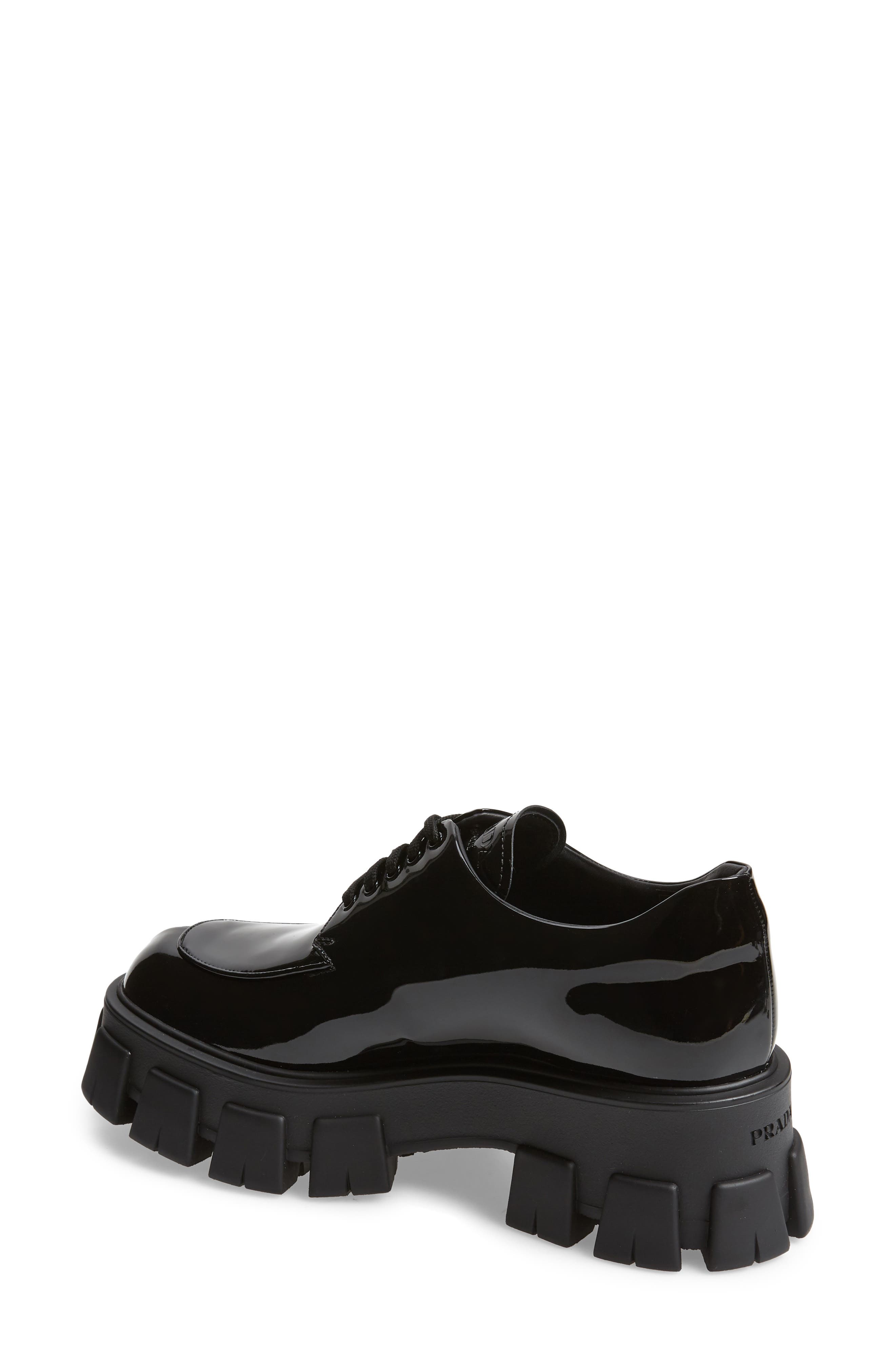 Prada Lug Sole Oxford, Alternate, color, 