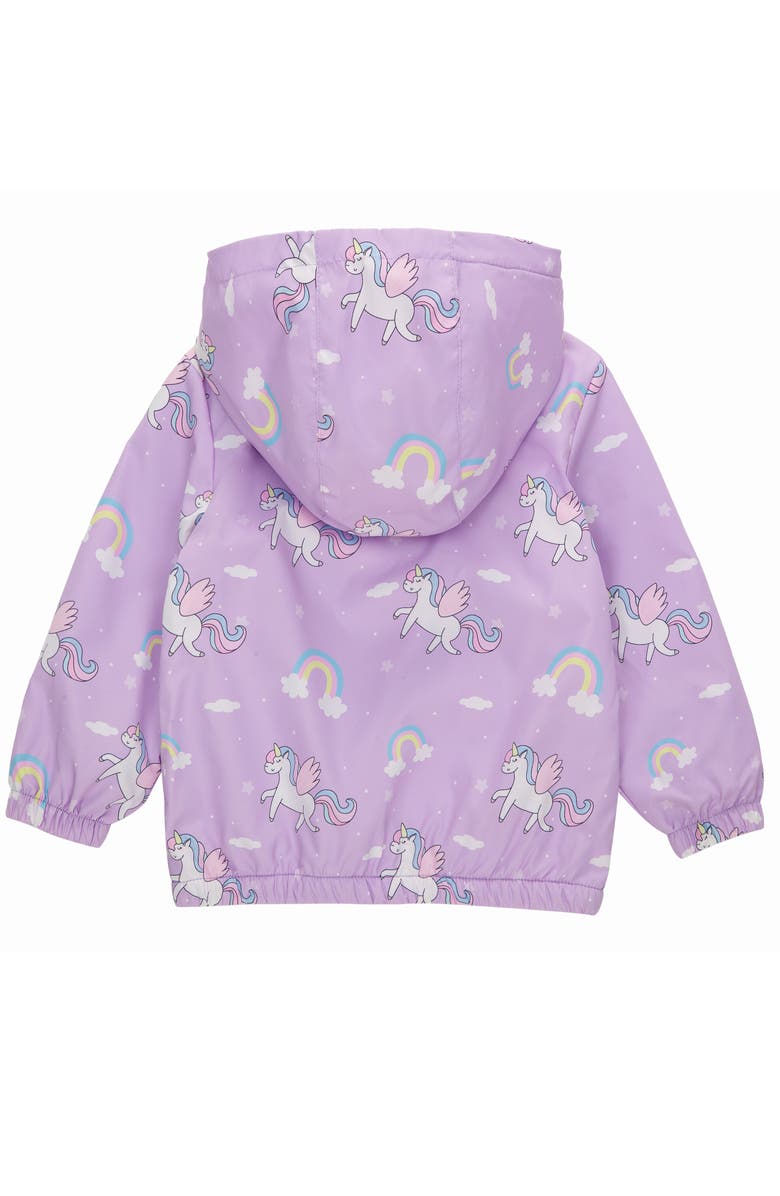 Rokka&Rolla Lightweight Fleece Lined Jacket, Alternate, color, Purple Unicorn