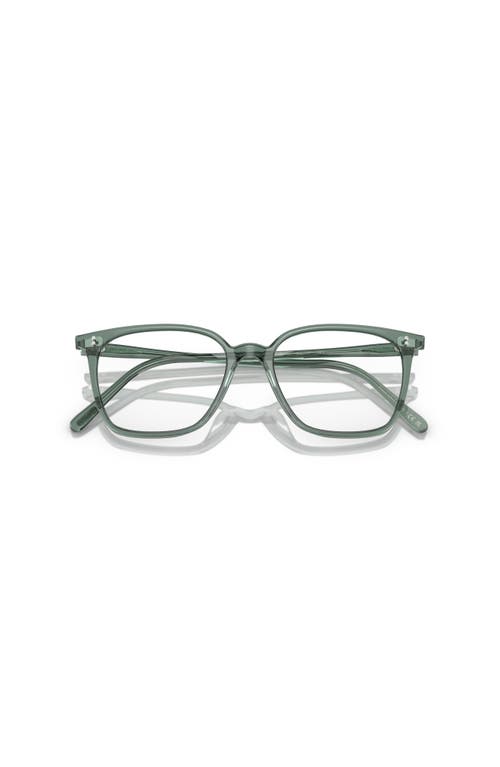 Oliver Peoples 50mm Square Optical Glasses In Green