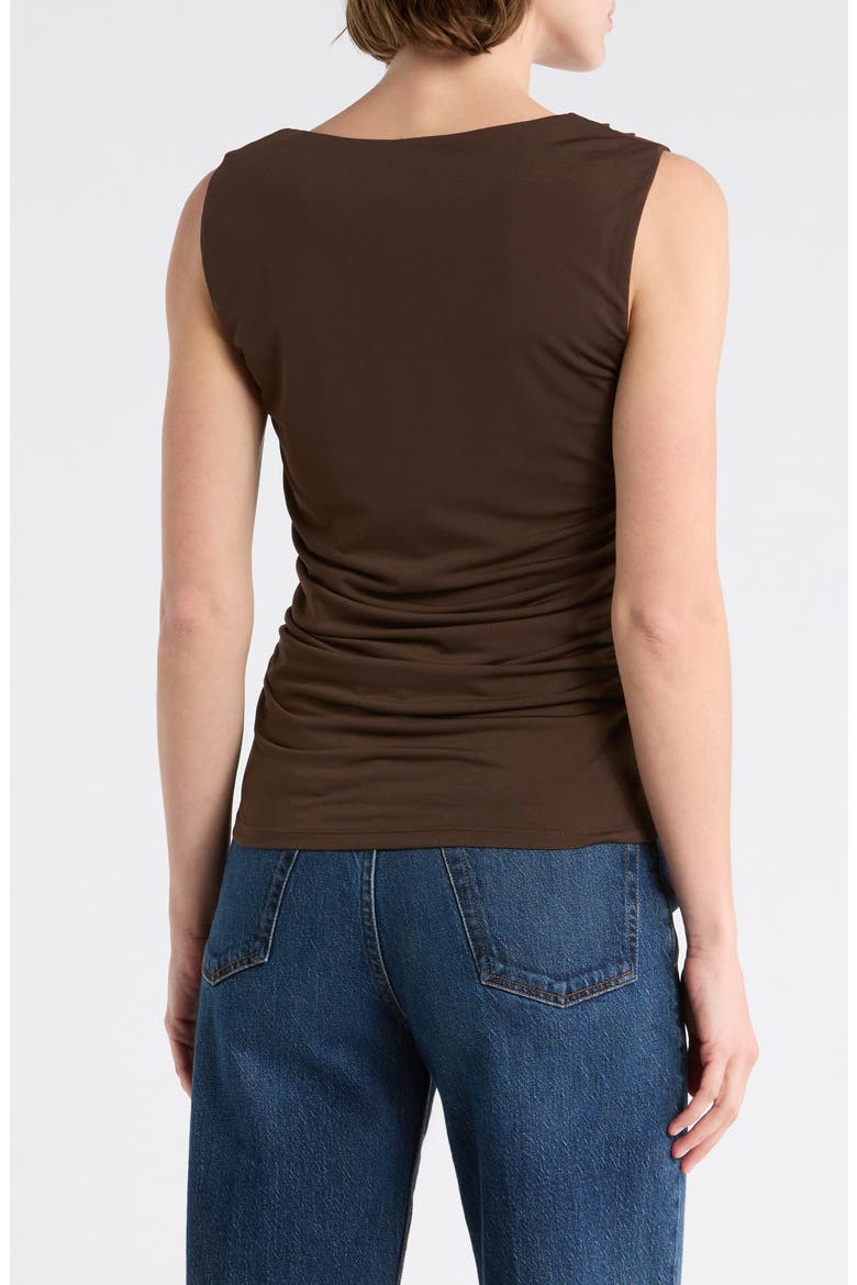 Hardware Ruched Top, Alternate, color, ESPRESSO