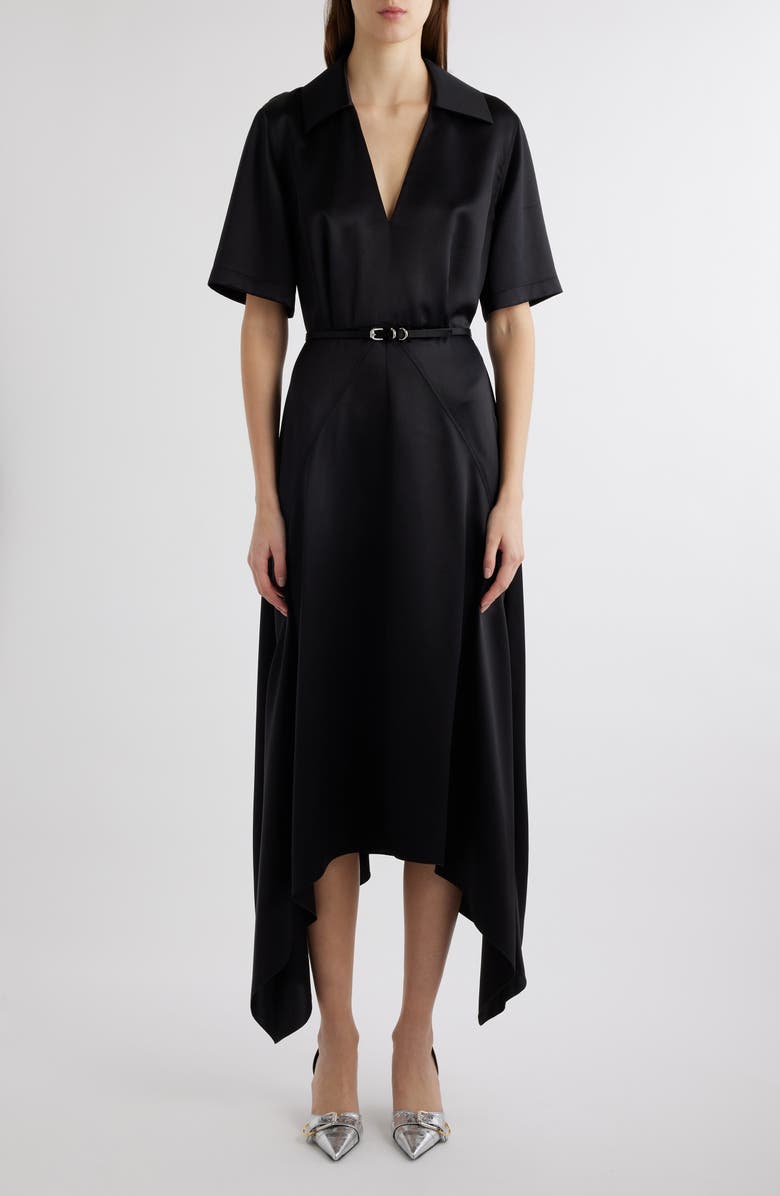 Givenchy Belted Midi Polo Dress, Alternate, color,