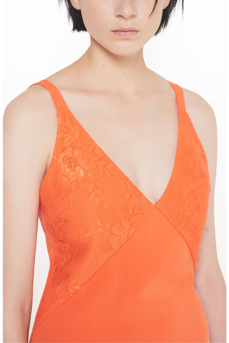 Calabria Dress, Alternate, color, Blood Orange