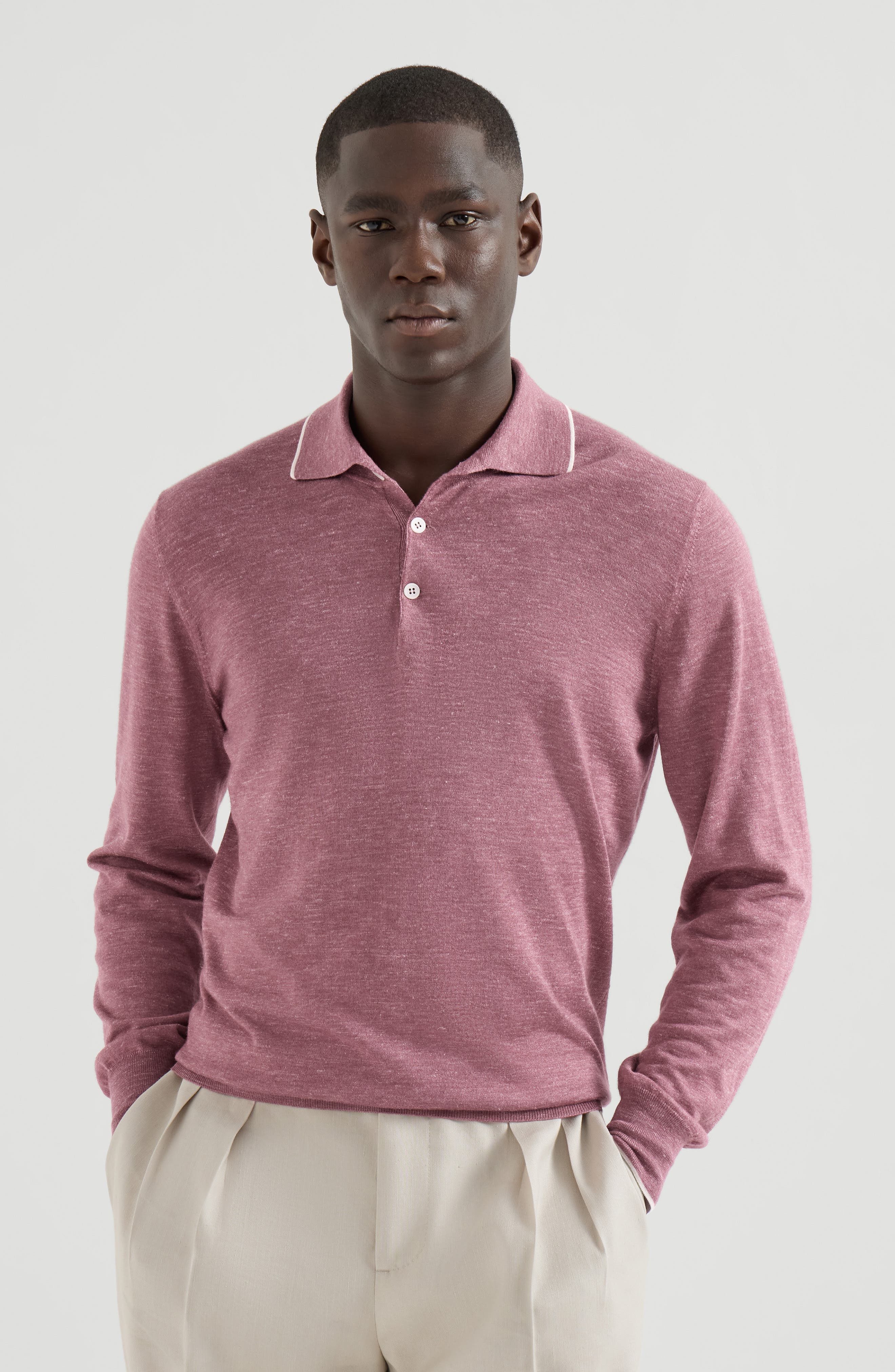 Lightweight knit Polo - image 3