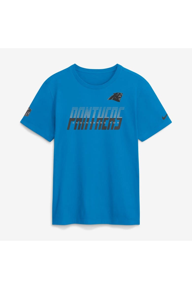 Men's Nike Blue Carolina Panthers Sideline Dri-FIT T-Shirt, Main, color, Blue