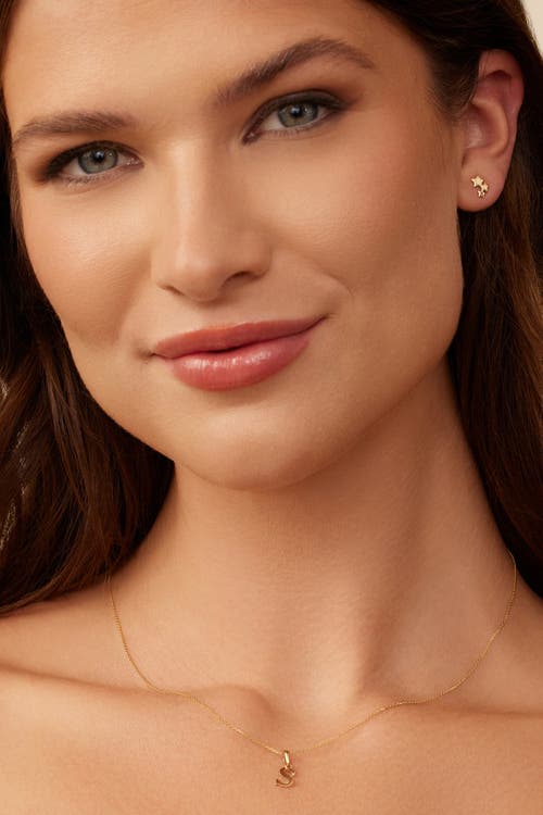 Oradina 14k Gold Starry Night Climbers In Yellow Gold