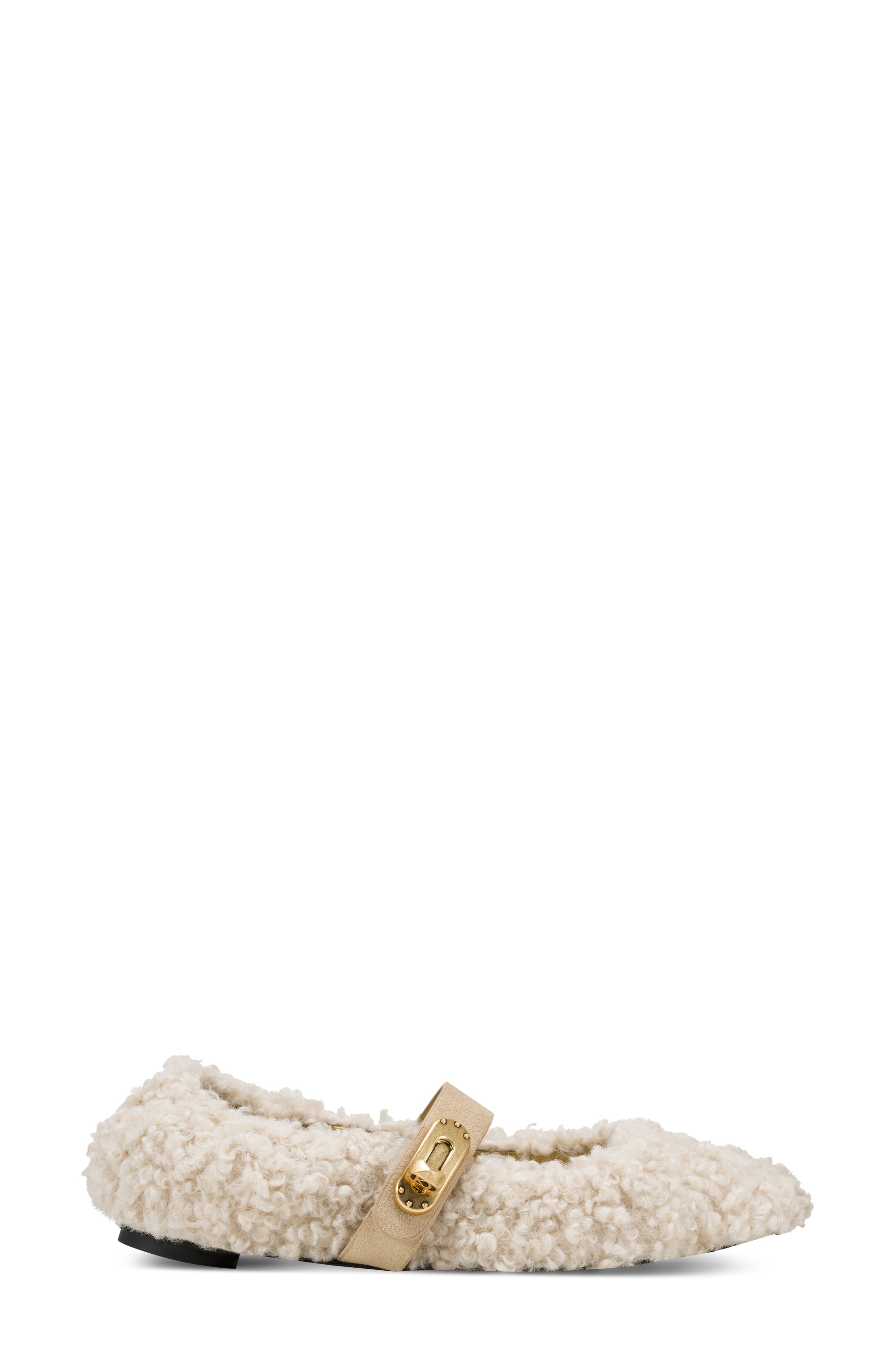 Anselm Cozy Mary Jane Flat, Alternate, color, OATMILK/ LT