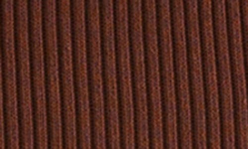 Mila Mae Sleeveless Mermaid Hem Sweater Dress In Brown