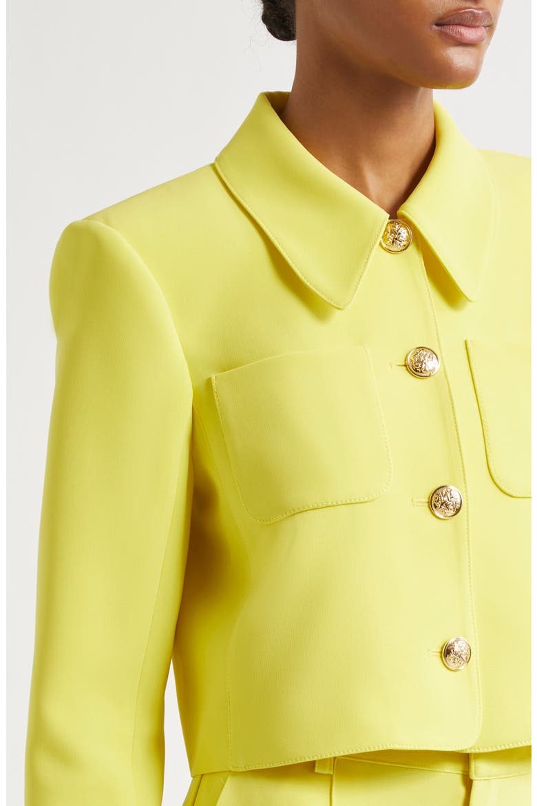 Amanda Crop Jacket, Alternate, color, STARFRUIT