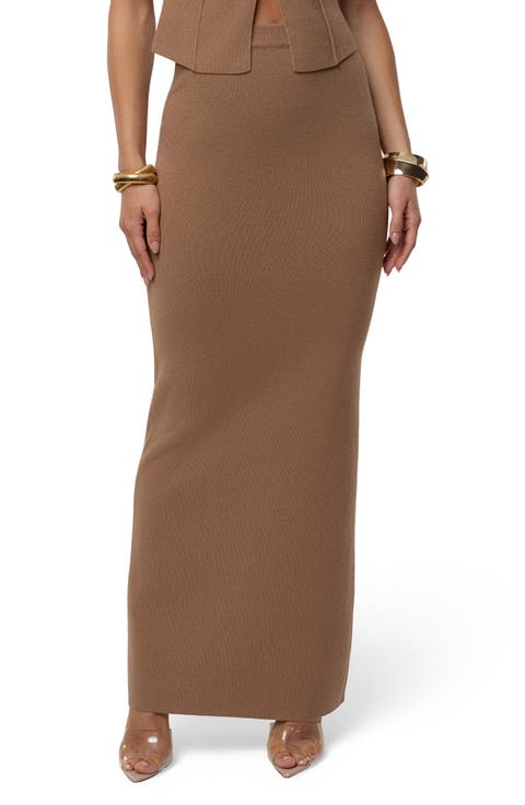 Soft Sands Sleeveless Knit Top & Skirt Set