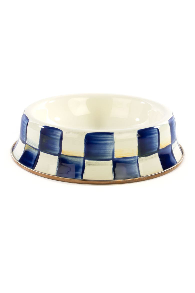 Royal Check Cat Dish, Main, color, ROYAL