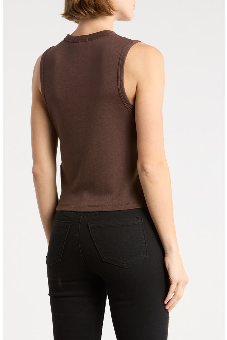 Essie Rib Crop Tank, Alternate, color, ESPRESSO
