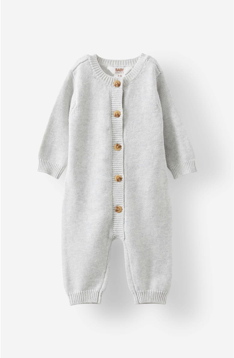 Cotton On Kids Organic Knit Long Sleeve All In One, Main, color, 