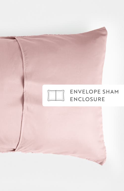Homespun Seersucker Textured 3-piece Comforter Set In Pink