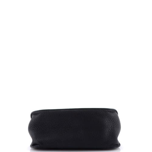 Pre-owned Hermes Hermes Jypsiere Bag Clemence 28 In Black