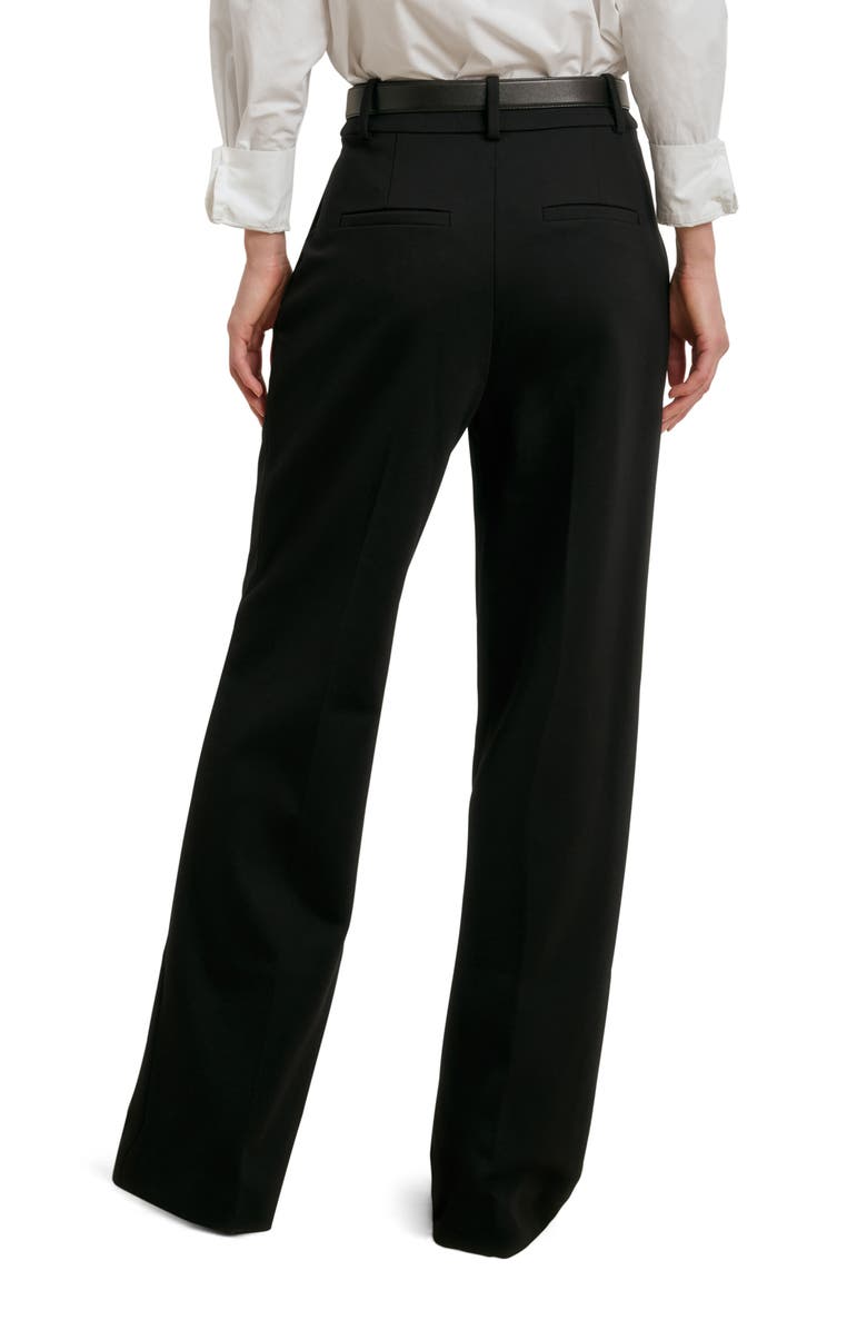 Favorite Daughter The Favorite Pant Pleated Wide Leg Pants, Alternate, color, Black