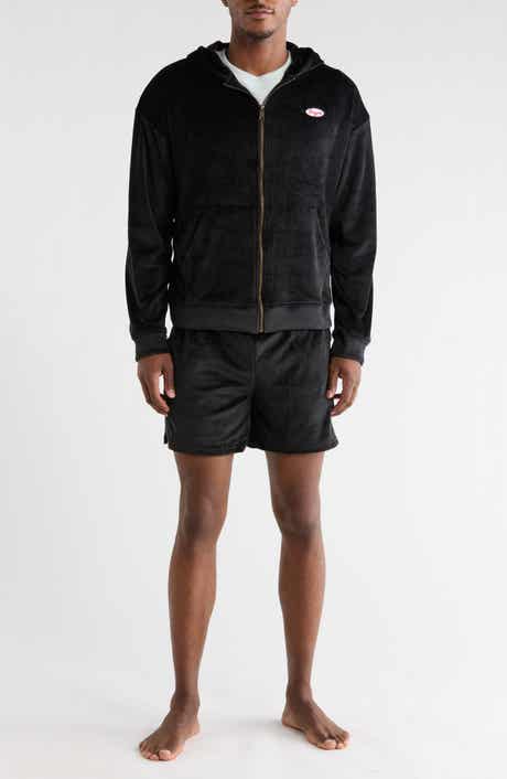 ENZOS INACTIVE WEAR Velour Short Pajamas