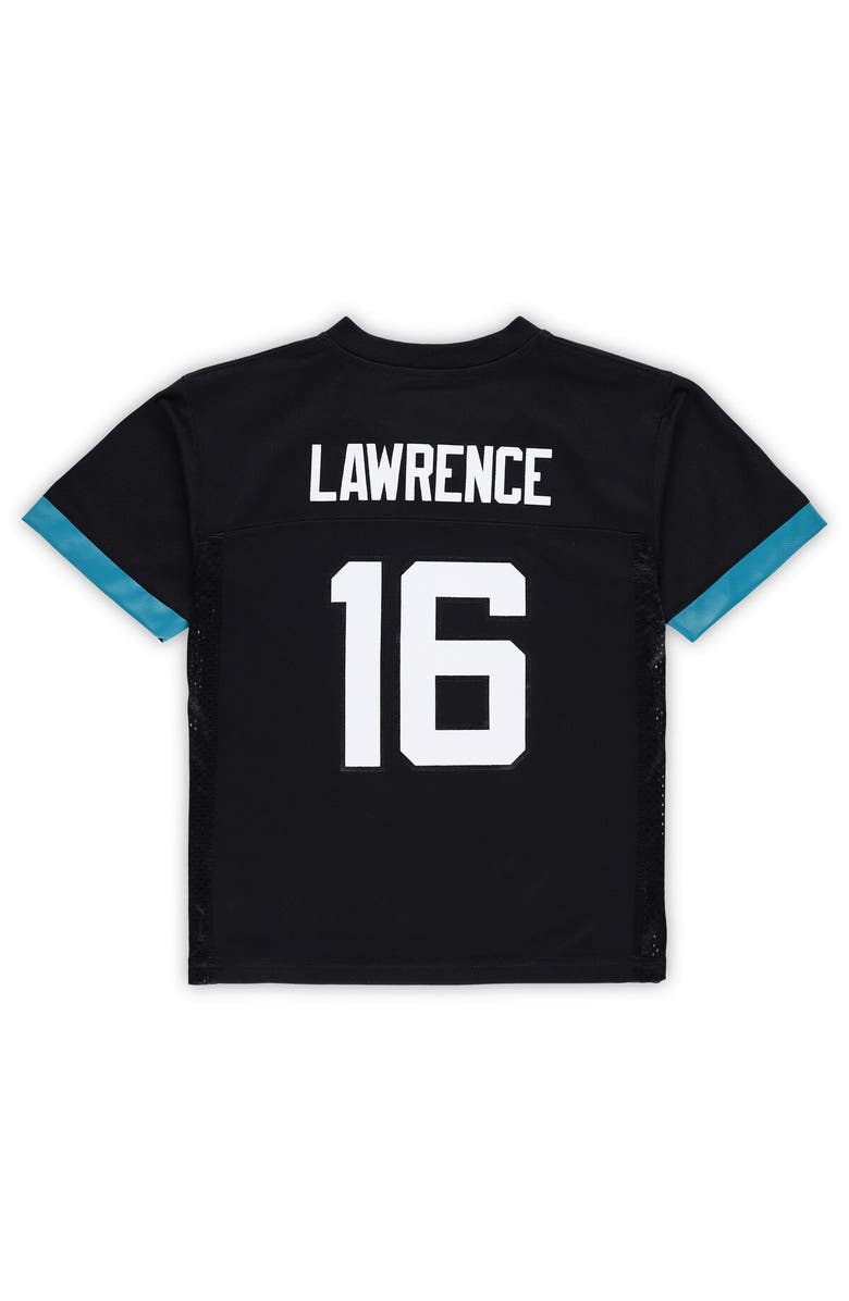 Outerstuff Preschool Trevor Lawrence Teal Jacksonville Jaguars Replica Player Jersey, Alternate, color, 