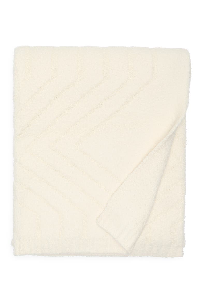 CozyChic® Alvar Throw, Alternate, color, CREAM