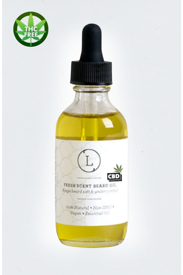 CBD Natural Handmade Beard Oil, Beard Softener & Moisturizer, Main, color, None