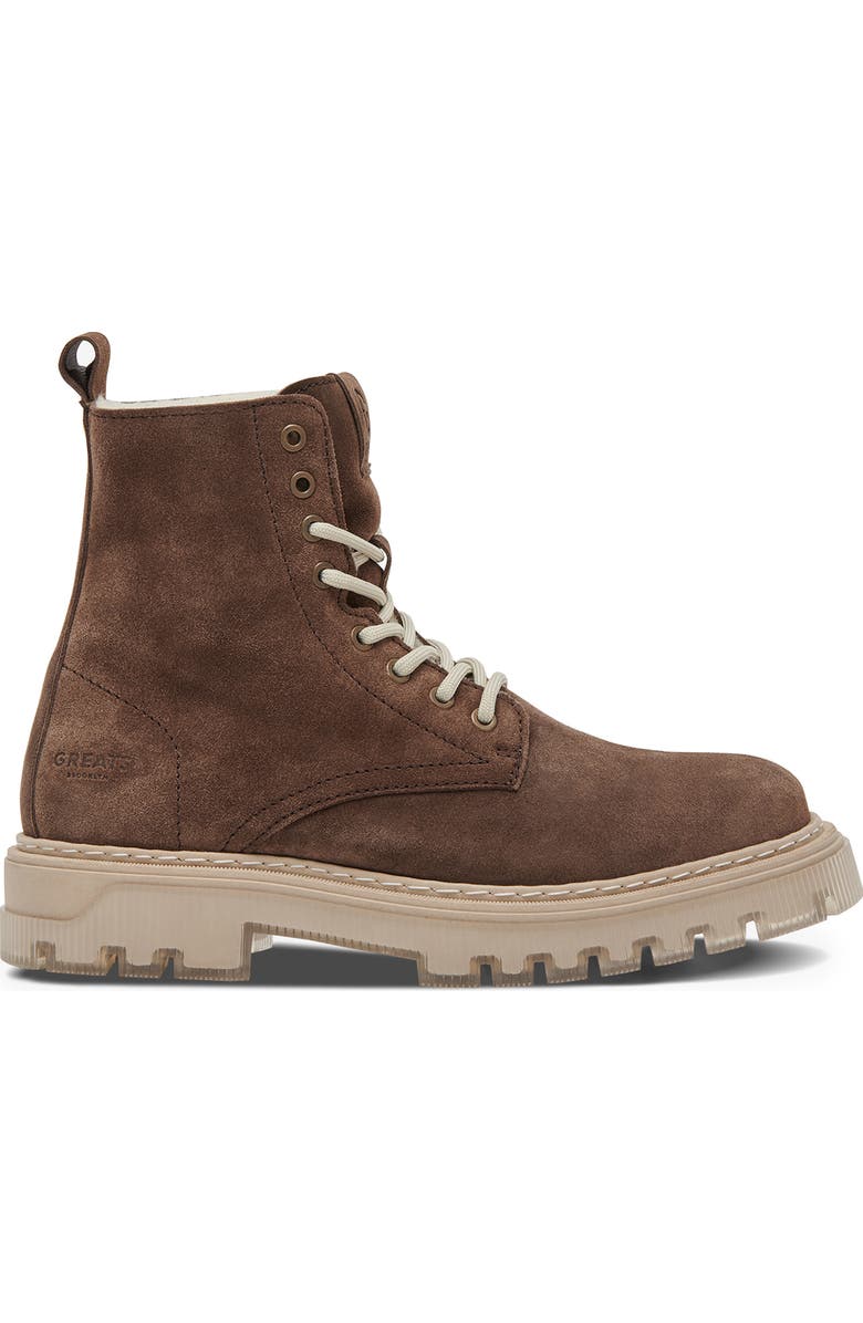 GREATS Bowery Lug Sole Boot, Alternate, color, Brown