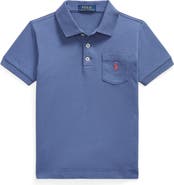 Polo Ralph Lauren Kids' Solid Cotton Jersey Pocket Polo