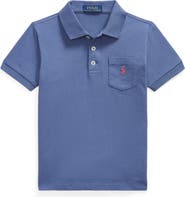 Polo Ralph Lauren Kids' Solid Cotton Jersey Pocket Polo