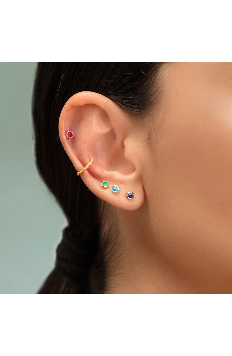 Monica Vinader Corda Ear Cuff, Alternate, color, 