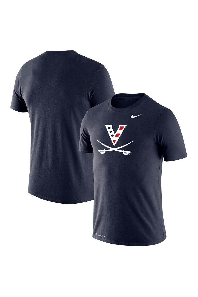 Men's Nike Navy Virginia Cavaliers Red, White & Hoo Performance Legend T-Shirt, Main, color, Navy